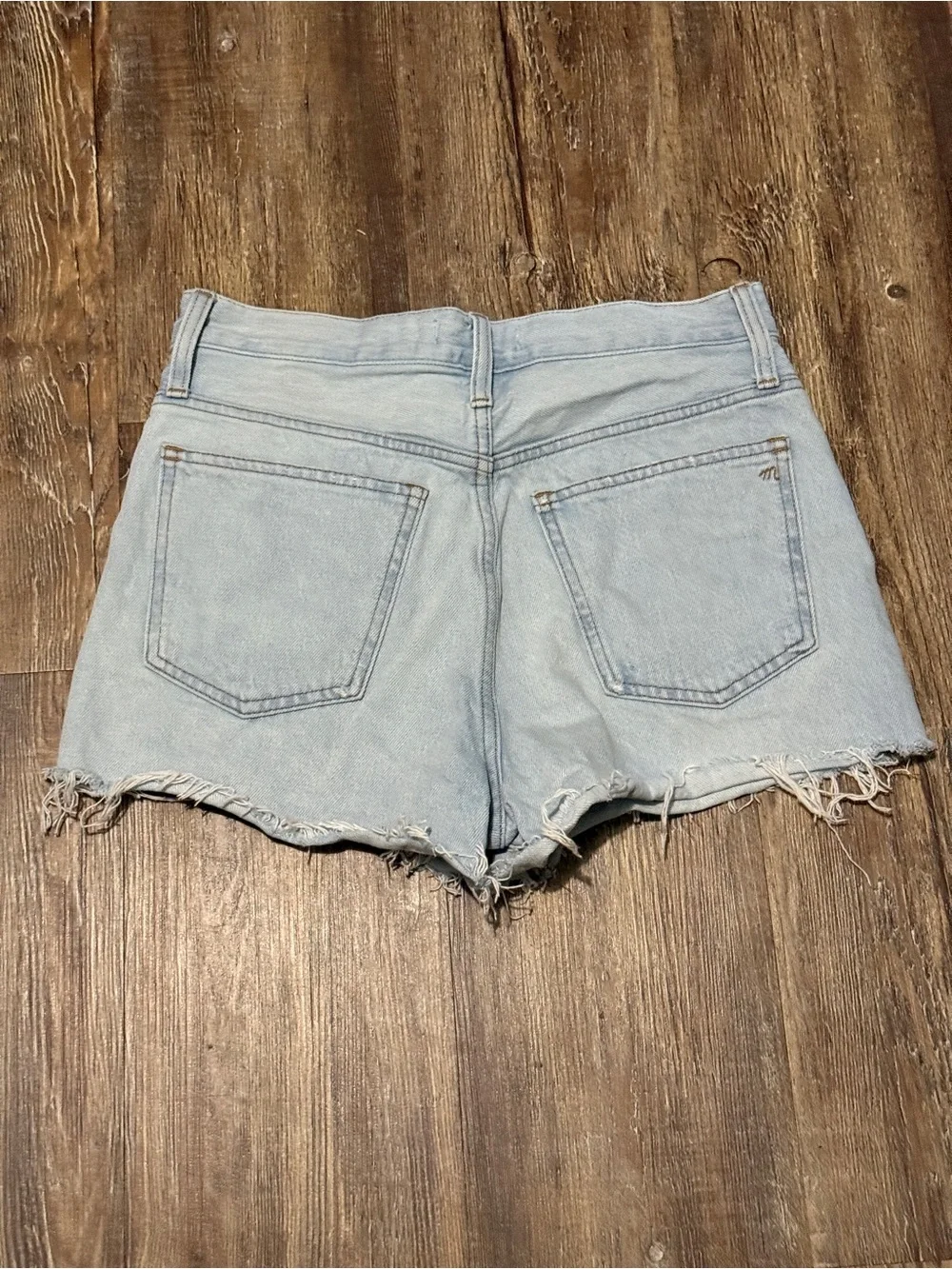 Madewell Relaxed Denim Shorts Women's 25 Cut Off Summer Denim in Essex Wash
